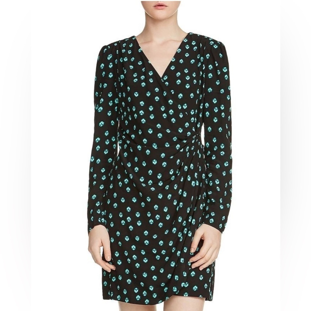 Maje renimi floral print dress Small